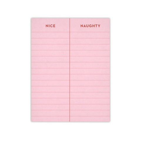 Nice/Naughty note pads